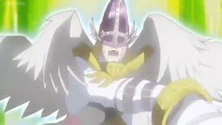 Angemon Evolve To HolyAngemon Vs Devimon Sephirothmon - Digimon Adventure 2020