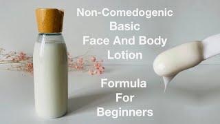 Simple Face & Body Lotion For Adults And Babies (Formula For Beginners) DIY Homemade