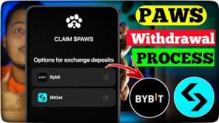 Paws Withdrawal Kaise kare || Paws Claim Process || Paws Bybit Withdrawal || Paws Bitget Withdrawal