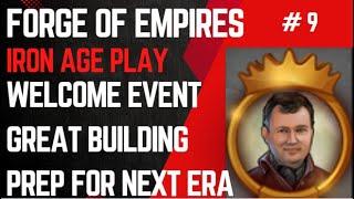 SirStillwater Forge of Empires- Iron Age Gameplay, Great Building and Prep for Early Middle Age