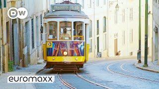 Taking A Ride On The Famous Tram Eléctrico E28 In Lisbon | One Of The World's Steepest Inclines