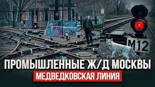 Промышленные ж/д Москвы. Линия в Медведково. Завод "Мокон" Сталк с МШ.