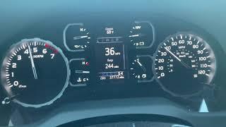 2019 Toyota Tundra SR5 5.7L V8 acceleration test 20-110mph