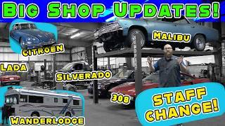 BIG Shop Update! What's Up With My Cars & A Staff Change