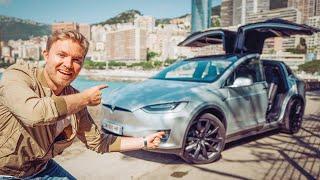 THE CRAZIEST TESLA MODEL X FEATURES (PARTY MODE, MARS MAP ETC...) | NICO ROSBERG | eVLOG