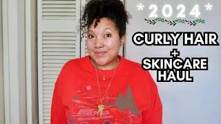 CURLY HAIR + SKINCARE HAUL | SOOO MANY NEW PRODUCTS!! *2024*