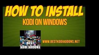 XBMC KODI 2016 FAST INSTALL SETUP on Microsoft Windows (operating system) Kodi TV|Martijn Kaijser