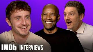 GLADIATOR 2 Interview With Pedro Pascal, Paul Mescal, Denzel Washington & Cast | IMDb Interviews