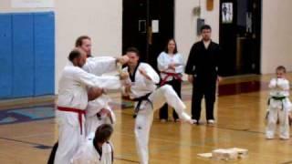 Daniel Meeks Low High Roundhouse Kick Break