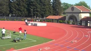 Ronni Johnson PR's 61 seconds VHS Track and Field 4-6-16 Girls 400m Dash Lane 2