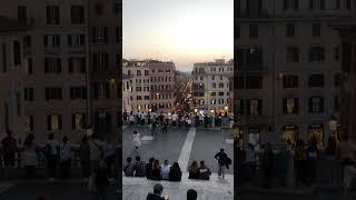 Spanish Steps 360 View Rome Italy