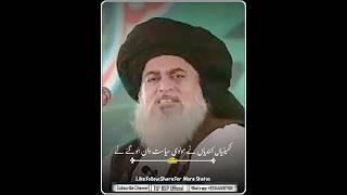 Huzoor Ne Siyasat ki | Allama Khadim Hussain Rizvi | Shorts Status | #tlpbspofficial