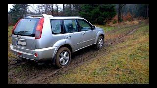 Nissan X-Trail - very slippery mud hill | T30, 2.2dCi, 100kW) | spring offroad