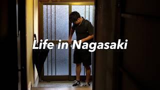 [CC] Daily Life in an Old House of Nagasaki, Japan / Eating Sushi & Stroll Through a Bar District