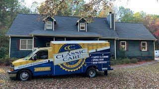 Filtration carpet cleaning. How we remove dark filtration lines from the carpet.