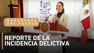 Conferencia Matutina "Las mañaneras del pueblo" - Reporte de la incidencia delictiva (11/03/2025)