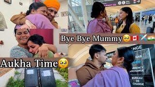 Mummy chale india️ | Airport vlog | Navhappy Bhullar