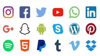 Social media icons png download | editing tools | dinesh editz