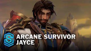 Arcane Survivor Jayce Wild Rift Skin Spotlight