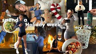 spend a holiday week with me | birthday bonfire, morning cold plunges, winter arc training + chats