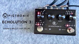 Pigtronix Echolution 3 Stereo Multi Tap Delay