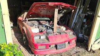 BARN FIND Camaro IROC-Z Sitting Since The 90's WILL IT RUN? - NNKH