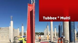 Tubbox® Multi circular column formers for multiple use.
