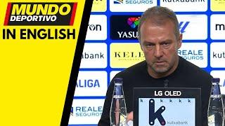 HANSI FLICK news conference: "It was a goal" | VAR Lewandowski offside error | REAL SOCIEDAD - BARÇA