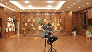 Playing the new X Carbon by Natasha Guitars