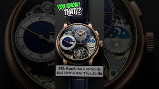 You Know That!? This Watch Has a Meteorite Dial That’s Older Than Earth!