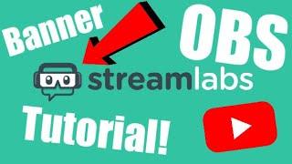 How to make your own sponsor banner for Streamlabs OBS!(FREE)