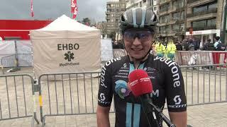 Megan Jastrab - Interview at the finish - Classic Brugge-De Panne 2023