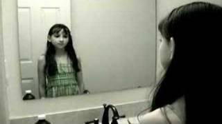 Creepy Grudge Ghost Girl in the Mirror!