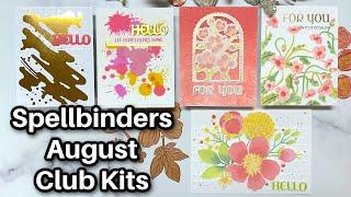 Spellbinders August Club Kits Card Class