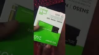 WD Green SN350 NVMe SSD, 240GB Unboxing