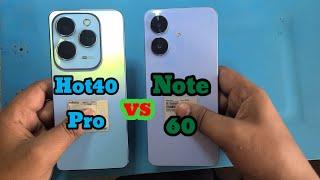 realme note 60 vs infinix hot 40 pro speed test