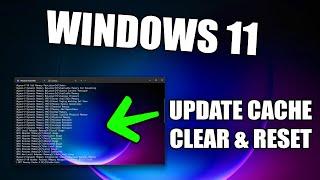 How To Clear or Reset Update Cache in Windows 11[CMD]