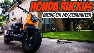 Honda Ruckus MODS for an everyday commuter ride.