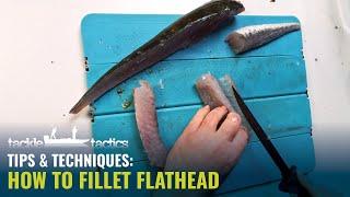 How to Fillet Flathead - Filleting & Skinning