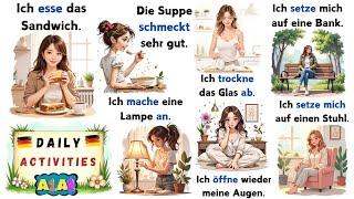  Start Speaking German Today: 200 Beginner Sentences from Dawn to Midnight 