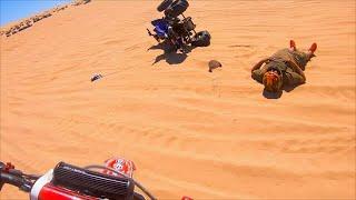 BIG CRASHES At Olds Glamis ATV Takeover | DIRT BIKE DIARIES EP.72