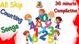 Skip Counting Songs | 36-Minute Compilation from Silly School Songs!