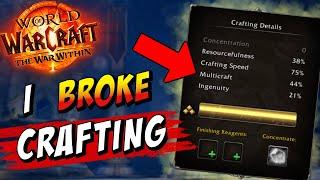 I made MILLIONS of GOLD in War Within from "Broken" Crafting Stats