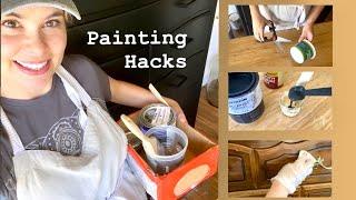 5 Painting Hacks for Furniture Flipping you may have never thought of 