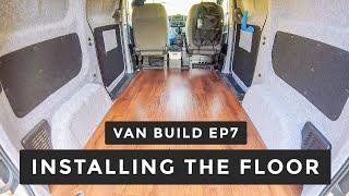 Installing A Vinyl Van Floor | Ep 7 | Nissan NV200 Camper Van Build