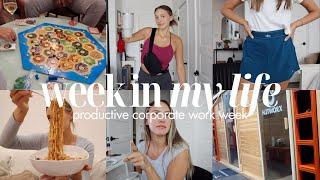 WORK WEEK IN MY LIFE  Realistic routines as a data analyst, finding a workout, being productive!