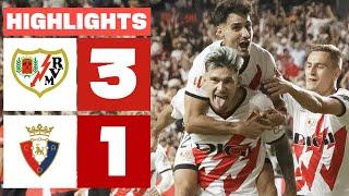 RAYO VALLECANO 3 - 1 CA OSASUNA | HIGHLIGHTS LALIGA EA SPORTS