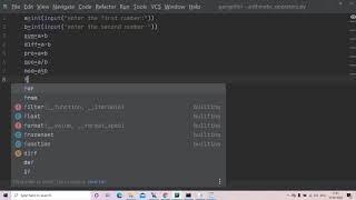 Python Demonstration of arithmetic operators||Python for begginers