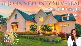 St Johns County FL Silverleaf New Construction Homes Over 3,000 sq ft