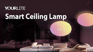 YOURLITE Dimmable RGB Smart WIFI Ceiling Light | For household